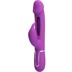 Comprar PRETTY LOVE - KAMPAS VIBRADOR RABBIT MULTIFUNCIÓN 3 EN 1 MORADO al mejor precio - Envíos Discretos