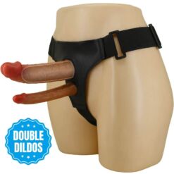 Comprar PRETTY LOVE - KEAVEN HARNESS BRIEFS UNIVERSAL & COMFORTABLE DOBLE DILDO al mejor precio - Envíos Discretos