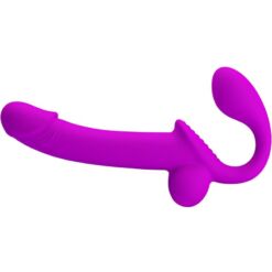 Comprar PRETTY LOVE - KELPIE ESTIMULADOR STRAP-ON DOBLE MORADO al mejor precio - Envíos Discretos