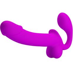 Comprar PRETTY LOVE - KELPIE ESTIMULADOR STRAP-ON DOBLE MORADO al mejor precio - Envíos Discretos