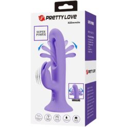 Comprar PRETTY LOVE - KILLMOULIS VIBRADOR RABBIT 12 MODOS DE VIBRACIÓN MORADO al mejor precio - Envíos Discretos