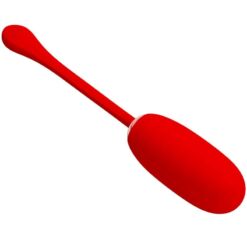 Comprar PRETTY LOVE - KIRK HUEVO VIBRADOR RECARGABLE ROJO al mejor precio - Envíos Discretos