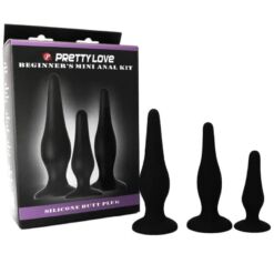 Comprar PRETTY LOVE - KIT INICIACION ANAL PLUGS SILICONA al mejor precio - Envíos Discretos