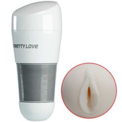 Comprar PRETTY LOVE - KITTY MASTURBADOR BLANCO VAGINA al mejor precio - Envíos Discretos