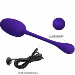 Comprar PRETTY LOVE - KNUCKER HUEVO VIBRADOR RECARGABLE LILA al mejor precio - Envíos Discretos