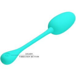 Comprar PRETTY LOVE - KNUCKER HUEVO VIBRADOR RECARGABLE VERDE AGUA al mejor precio - Envíos Discretos