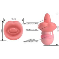 Comprar PRETTY LOVE - KYLEE LENGUA ESTIMULADORA CLÍTORIS 10 VIBRACIONES ROSA NUDE al mejor precio - Envíos Discretos