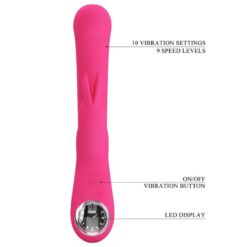 Comprar PRETTY LOVE - LAMAR VIBRADOR RABBIT & PUNTO G ROSA al mejor precio - Envíos Discretos