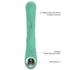 Comprar PRETTY LOVE - LAMAR VIBRADOR RABBIT & PUNTO G VERDE al mejor precio - Envíos Discretos