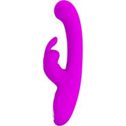 Comprar PRETTY LOVE - LAMAR VIBRADOR RABBIT & PUNTO G VIOLETA al mejor precio - Envíos Discretos