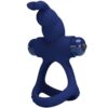 Comprar PRETTY LOVE - LUCHITO DOBLE ANILLO VIBRADOR RABBIT AZUL al mejor precio - Envíos Discretos