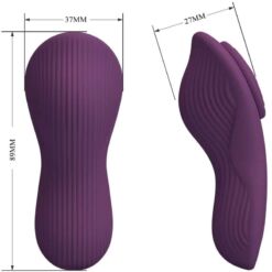 Comprar PRETTY LOVE - MANE MASAJEADOR LAY ON CLÍTORIS 10 VIBRACIONES CONTROL REMOTO MORADO al mejor precio - Envíos Discretos