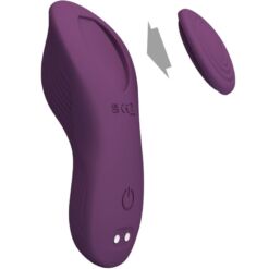 Comprar PRETTY LOVE - MANE MASAJEADOR LAY ON CLÍTORIS 10 VIBRACIONES CONTROL REMOTO MORADO al mejor precio - Envíos Discretos