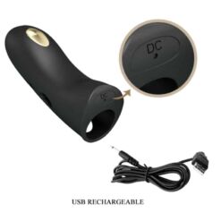 Comprar PRETTY LOVE - MARICO FUNDA DE DEDO ELECTRO-ESTUMILADOR NEGRO al mejor precio - Envíos Discretos