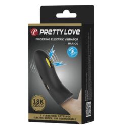 Comprar PRETTY LOVE - MARICO FUNDA DE DEDO ELECTRO-ESTUMILADOR NEGRO al mejor precio - Envíos Discretos