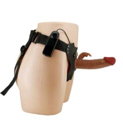 Comprar PRETTY LOVE - MARION HARNESS BRIEFS UNIVERSAL CON DILDO VIBRACIÓN 19 CM MULATO al mejor precio - Envíos Discretos