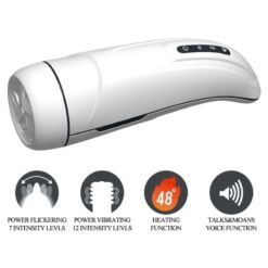 Comprar PRETTY LOVE - MARISSA MASTURBADOR MASCULINO VIBRACIÓN, CALOR, VOZ Y ONDAS ESTIMULADORAS al mejor precio - Envíos Discretos