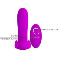 Comprar PRETTY LOVE - MASAJEADOR & VIBRADOR 12 VIBRACIONES CONTROL REMOTO MORADO al mejor precio - Envíos Discretos