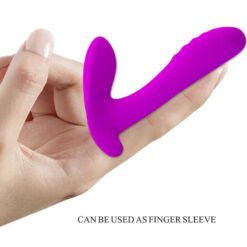Comprar PRETTY LOVE - MASAJEADOR & VIBRADOR 12 VIBRACIONES CONTROL REMOTO MORADO al mejor precio - Envíos Discretos