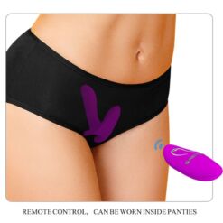 Comprar PRETTY LOVE - MASAJEADOR & VIBRADOR 12 VIBRACIONES CONTROL REMOTO MORADO al mejor precio - Envíos Discretos