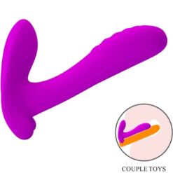 Comprar PRETTY LOVE - MASAJEADOR & VIBRADOR 12 VIBRACIONES CONTROL REMOTO MORADO al mejor precio - Envíos Discretos