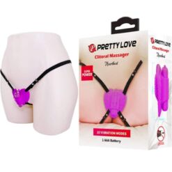 Comprar PRETTY LOVE - MASAJEADOR DE CLÍTORIS HEARTBEAT 10 MODOS DE VIBRACIÓN MORADO al mejor precio - Envíos Discretos