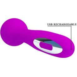 Comprar PRETTY LOVE - MASAJEADOR RECARGABLE WADE 12 FUNCIONES al mejor precio - Envíos Discretos
