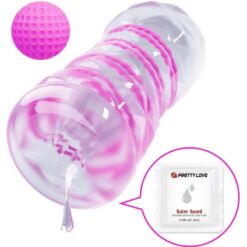 Comprar PRETTY LOVE - MASTURBADOR MASCULINO FANTASY ESPIRAL INTERNA Y BOLAS TRANSPARENTE al mejor precio - Envíos Discretos