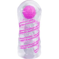 Comprar PRETTY LOVE - MASTURBADOR MASCULINO FANTASY ESPIRAL INTERNA Y BOLAS TRANSPARENTE al mejor precio - Envíos Discretos