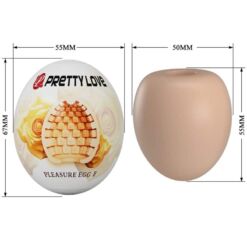 Comprar PRETTY LOVE - MASTURBADOR MASCULINO HUEVO NATURAL al mejor precio - Envíos Discretos