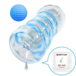 Comprar PRETTY LOVE - MASTURBADOR PEQUEÑO CON ESPIRALES AZUL al mejor precio - Envíos Discretos
