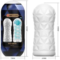 Comprar PRETTY LOVE - MASTURBADOR VICTORIA CECIL BLANCO al mejor precio - Envíos Discretos