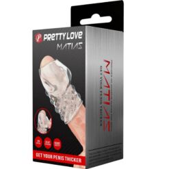 Comprar PRETTY LOVE - MATIAS ENGROSADOR PENE TRANSPARENTE al mejor precio - Envíos Discretos