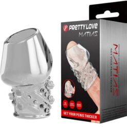 Comprar PRETTY LOVE - MATIAS ENGROSADOR PENE TRANSPARENTE al mejor precio - Envíos Discretos