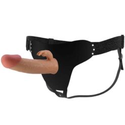 Comprar PRETTY LOVE - MAVIS HARNESS BRIEFS UNIVERSAL CON DILDO 19 CM NATURAL al mejor precio - Envíos Discretos