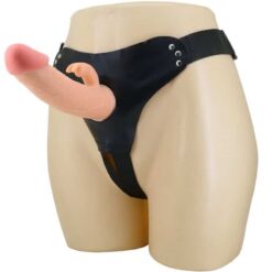 Comprar PRETTY LOVE - MAVIS HARNESS BRIEFS UNIVERSAL CON DILDO 19 CM NATURAL al mejor precio - Envíos Discretos
