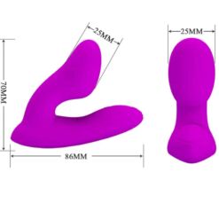 Comprar PRETTY LOVE - MELVIN MASAJEADOR CLITORIS CON CONTROL REMOTO al mejor precio - Envíos Discretos