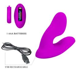 Comprar PRETTY LOVE - MELVIN MASAJEADOR CLITORIS CON CONTROL REMOTO al mejor precio - Envíos Discretos