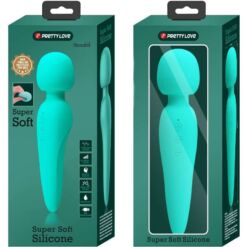 Comprar PRETTY LOVE - MEREDITH MASAJEADOR 12 MODOS VIBRACIÓN VERDE AGUA al mejor precio - Envíos Discretos