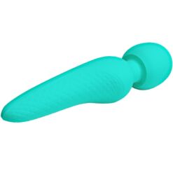 Comprar PRETTY LOVE - MEREDITH MASAJEADOR 12 MODOS VIBRACIÓN VERDE AGUA al mejor precio - Envíos Discretos