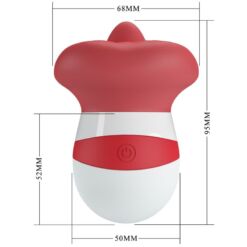 Comprar PRETTY LOVE - MINA ESTIMULADOR LENGUA ROJO CLARO al mejor precio - Envíos Discretos