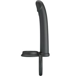 Comprar PRETTY LOVE - MOSES ANILLO DOBLE PENE PARA DONLE PENETACIàN NEGRO al mejor precio - Envíos Discretos