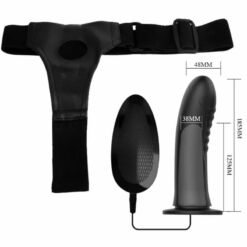Comprar PRETTY LOVE - MYRON STRAP ON CON VIBRACIÓN Y DILDO HUECO al mejor precio - Envíos Discretos