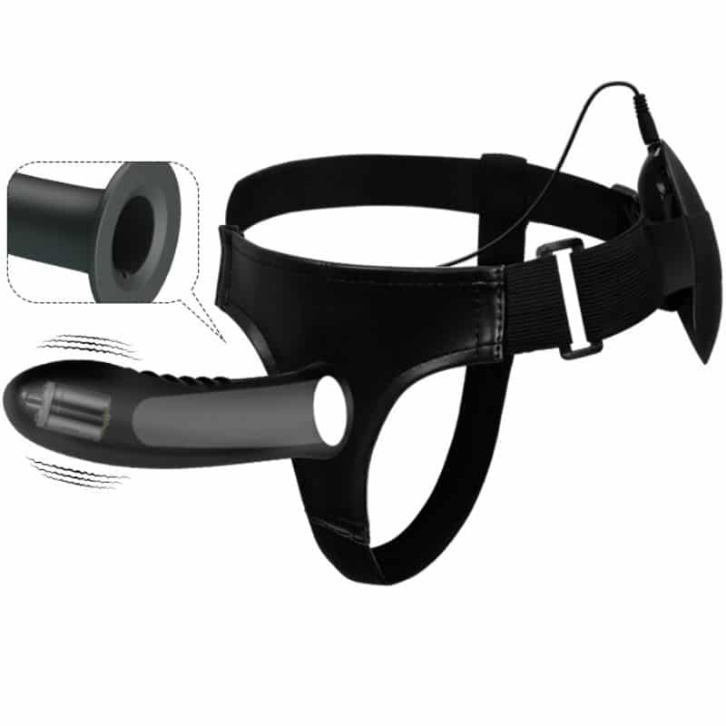 PRETTY LOVE - MYRON STRAP ON CON VIBRACIÓN Y DILDO HUECO - piKanteo | Despierta tu lado más piKante Comprar PRETTY LOVE - MYRON STRAP ON CON VIBRACIÓN Y DILDO HUECO al mejor precio - Envíos Discretos