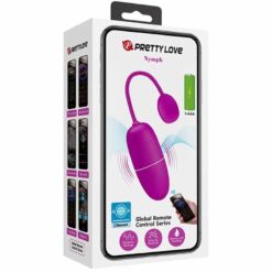 Comprar PRETTY LOVE - NYMPH HUEVO VIBRADOR CONTROLADO POR APP VIOLETA al mejor precio - Envíos Discretos