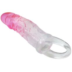 Comprar PRETTY LOVE - ODES FUNDA REALÍSTICA ALARGADORA DE 2 CM PARA PENE ROSA al mejor precio - Envíos Discretos