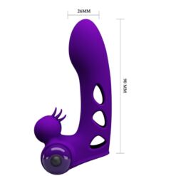 Comprar PRETTY LOVE - ORLANDO FUNDA DE DEDO VIBRADOR MORADO al mejor precio - Envíos Discretos