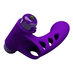 Comprar PRETTY LOVE - ORLANDO FUNDA DE DEDO VIBRADOR MORADO al mejor precio - Envíos Discretos