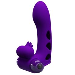 Comprar PRETTY LOVE - ORLANDO FUNDA DE DEDO VIBRADOR MORADO al mejor precio - Envíos Discretos