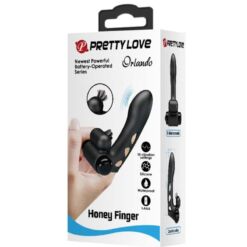 Comprar PRETTY LOVE - ORLANDO FUNDA DE DEDO VIBRADOR NEGRO al mejor precio - Envíos Discretos